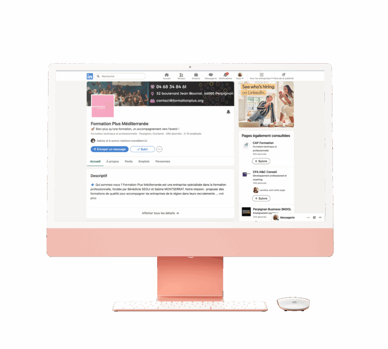 Agence V - Mockup LinkedIn
