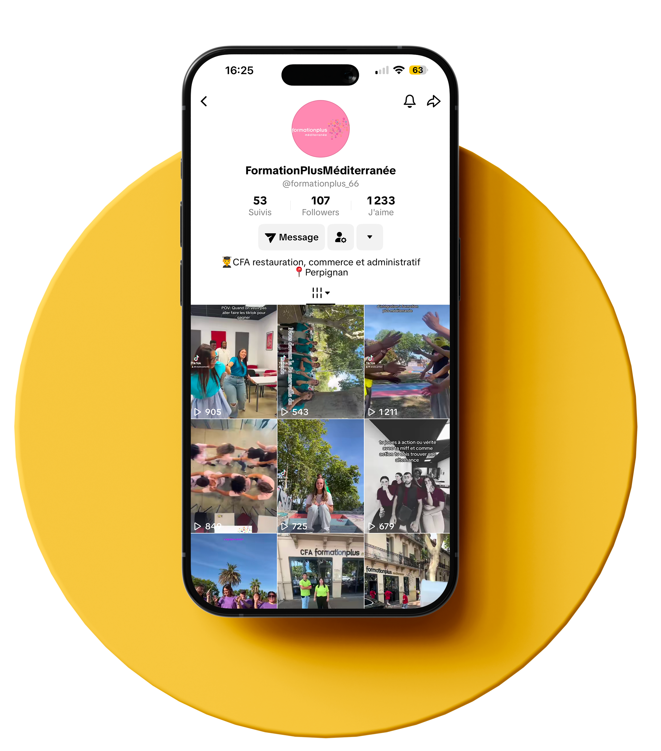 Agence V - Mockup TikTok