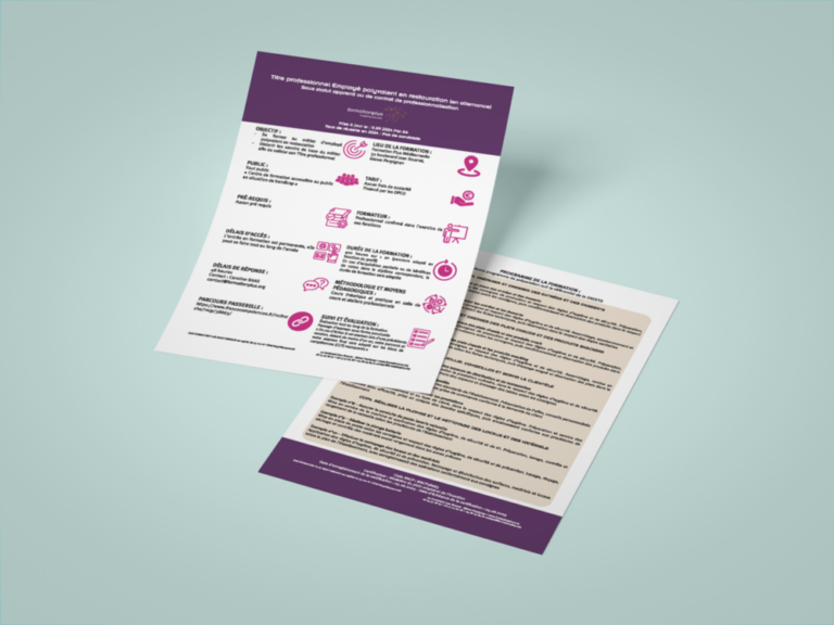 Fiche A4 - Formation