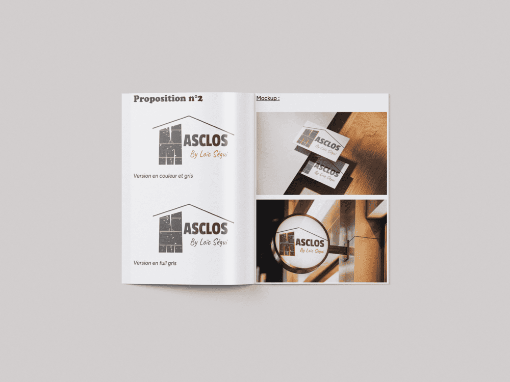 MasClos - Plaquette de présentation graphique